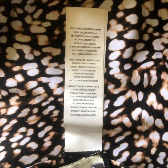 24th & Ocean Wild Instincts Stylish Mini Animal Print High Waist Bottom Size XXL - Picture 11 of 14